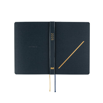 Hobonichi Techo 2025 HON, A6 - Slash, Navy (English)