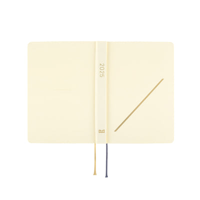 Hobonichi Techo 2025 HON, A6 - Slash: Ivory (English)