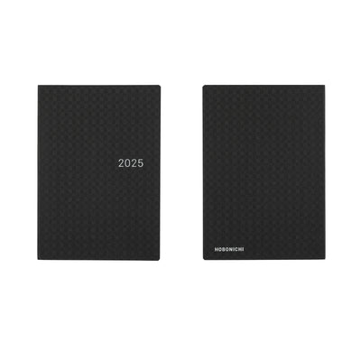 Hobonichi Techo 2025 HON, A6 - Paper Series: Black Gingham