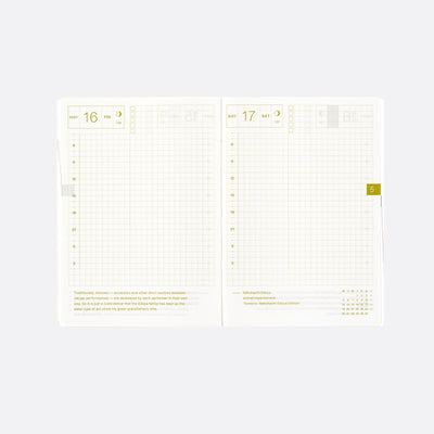 Hobonichi Techo 2025 HON, A6 - Paper Series: Black Gingham