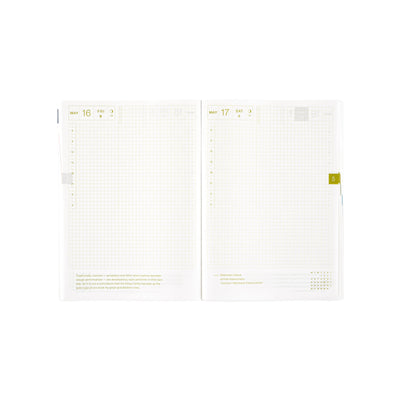 Hobonichi Techo 2025 HON, A5 - Paper Series: Black Gingham