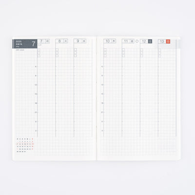 Hobonichi Calendario Semanal 2025