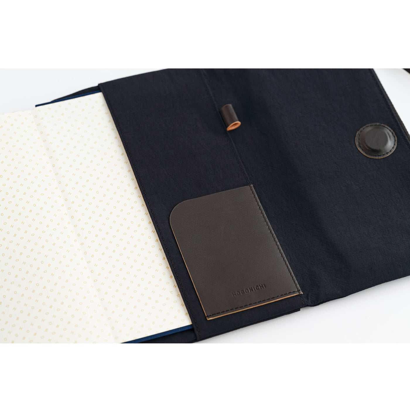 Hobonichi Techo Couverture des Semaines 2025 - Tragen : Noir