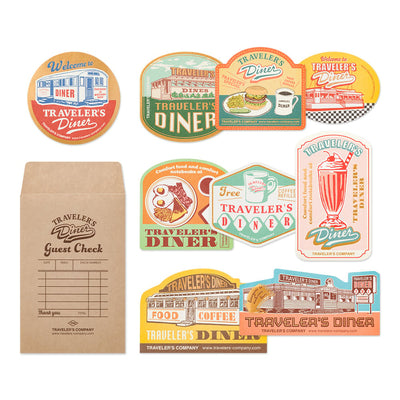 Traveler's Company Regular Notebook Boxed Set, Travelers Diner - Camel