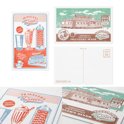Traveler's Company Regular Notebook Boxed Set, Travelers Diner - Camel