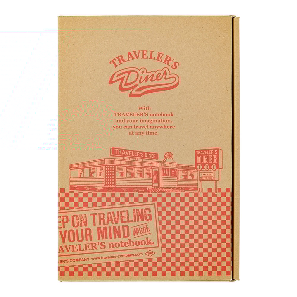 Traveler's Company Regular Notebook Boxed Set, Travelers Diner - Camel