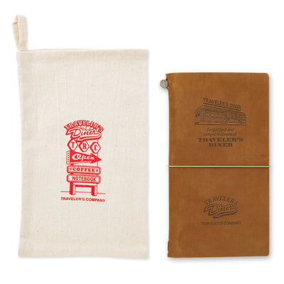 Traveler's Company Regular Notebook Boxed Set, Travelers Diner - Camel