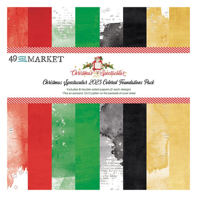 49 And Market Christmas Spectacular Pack, 12" x 12", 8 pk