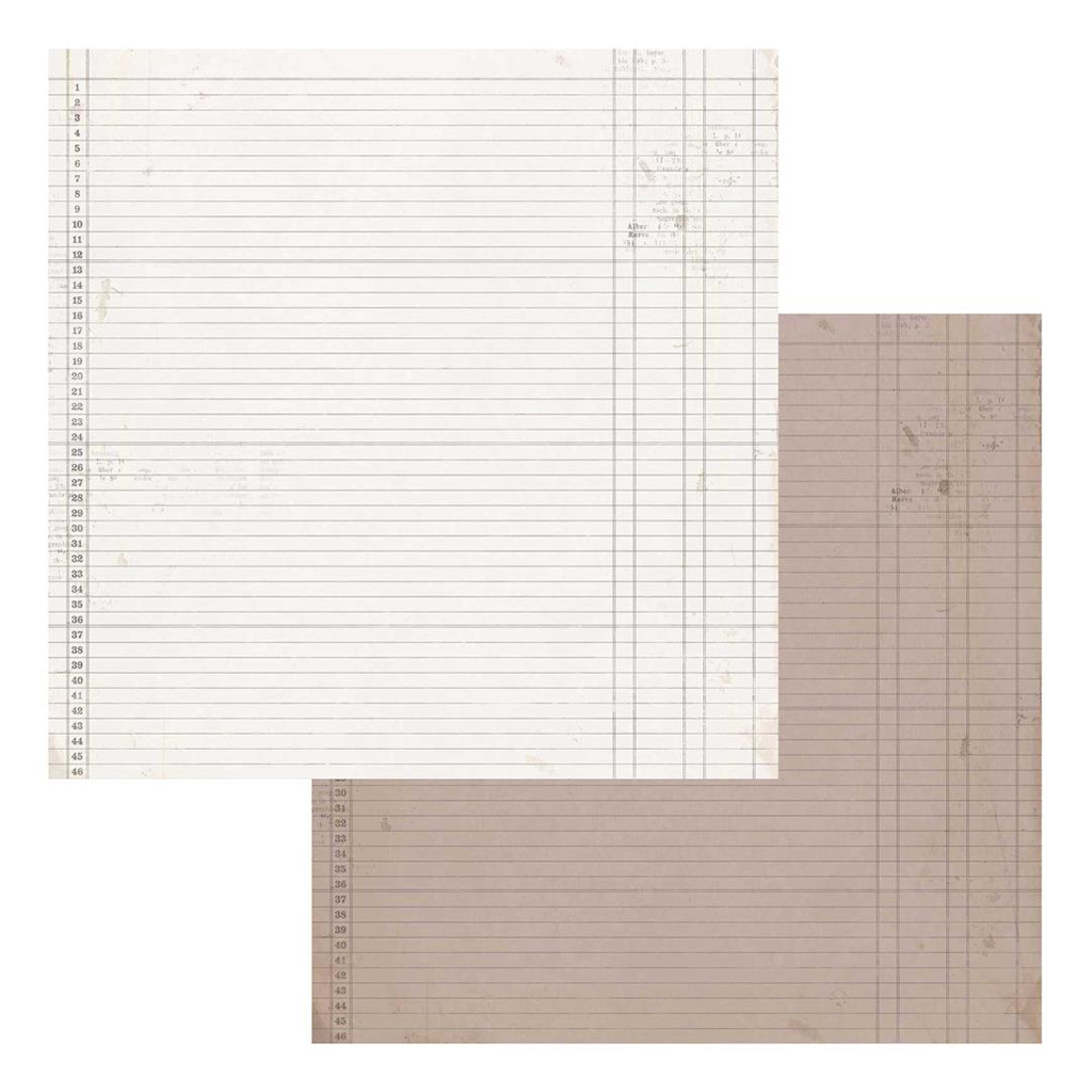 Nature Study Ledge Paper Cardstock, 12x12 - Ledger 2