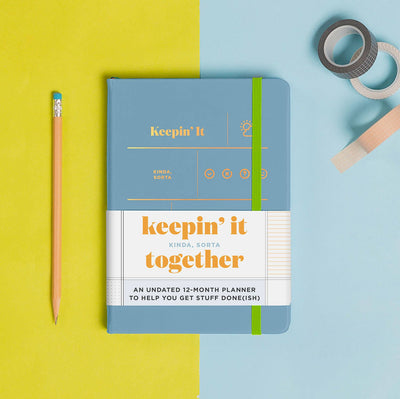 Knock Knock - Keepin’ It Kinda, Sorta Together Large Hardcover Planner