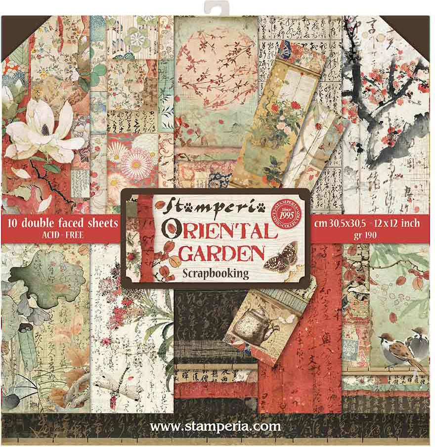 Stamperia ORIENTAL GARDEN 12X12 Paper Pad – Scrapbooksrus