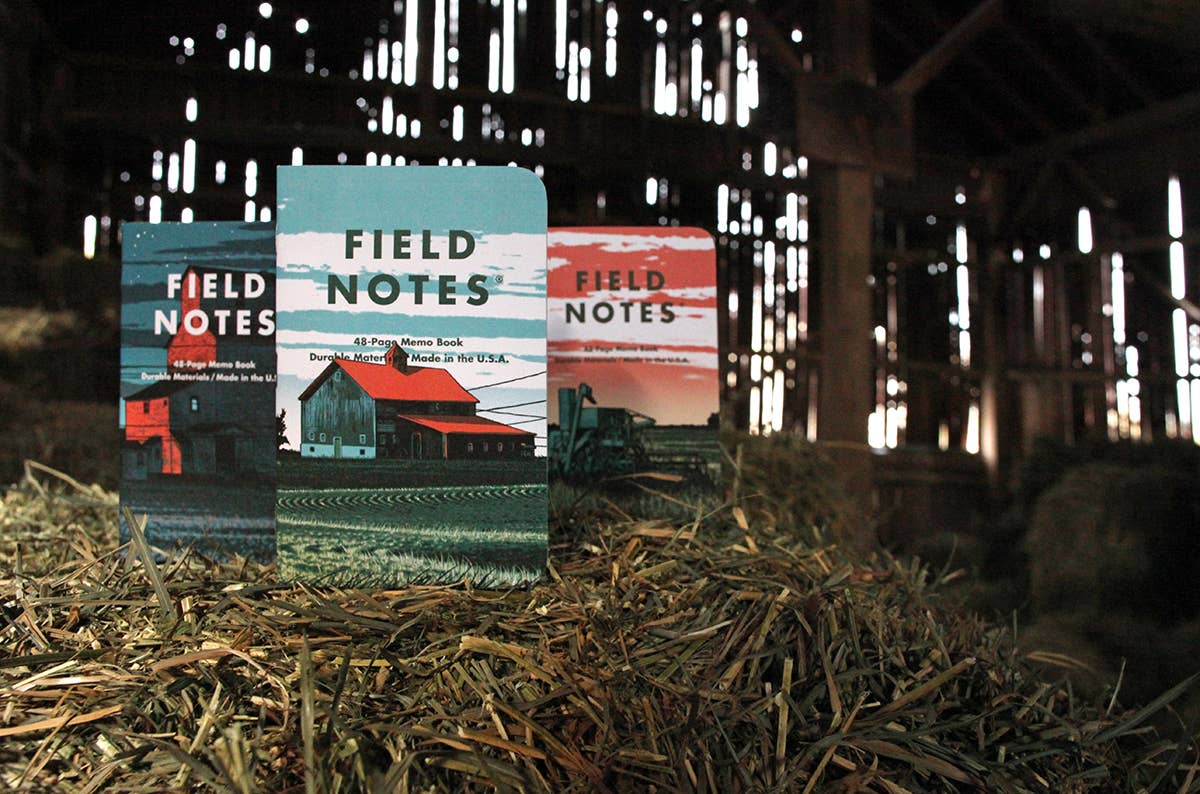 Carnets de notes Field Notes Heartland Grid, lot de 3