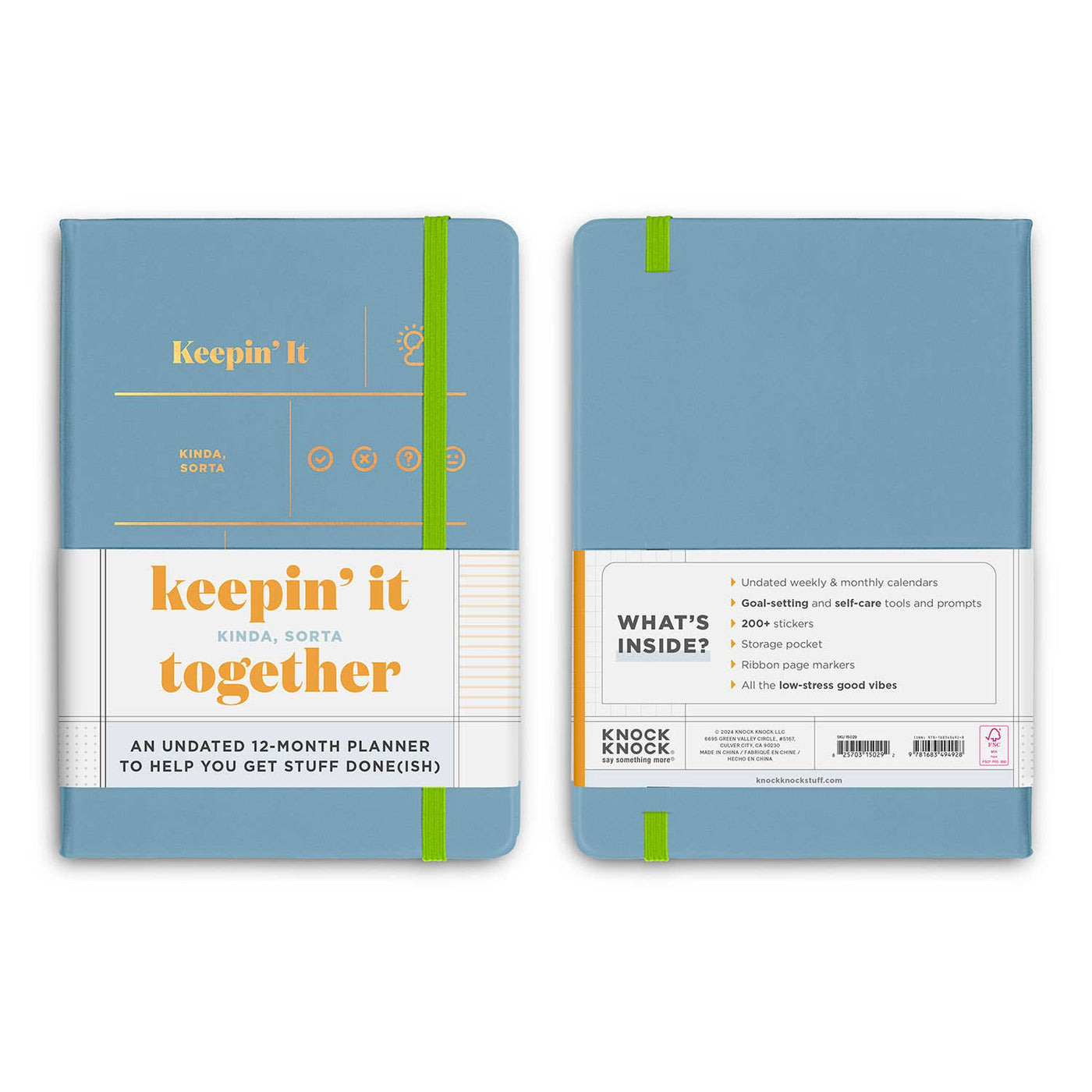 Knock Knock - Keepin’ It Kinda, Sorta Together Large Hardcover Planner