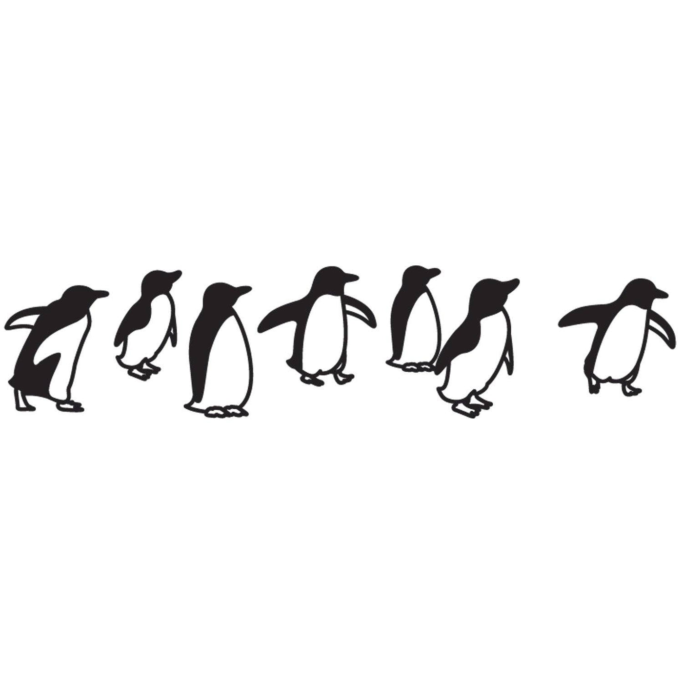 Plus Mini Deco Stamp Roller, Penguins