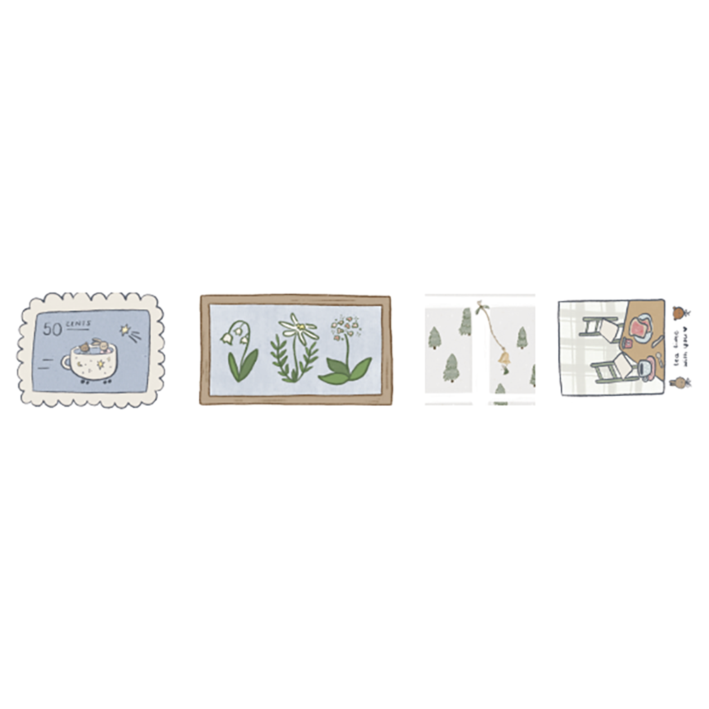 Dana Ate Oatmeal! Bunny and Bear Washi Tape