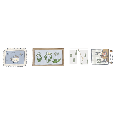 Dana Ate Oatmeal! Bunny and Bear Washi Tape