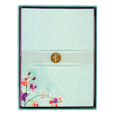 Fuchsia Blooms Stationery Set