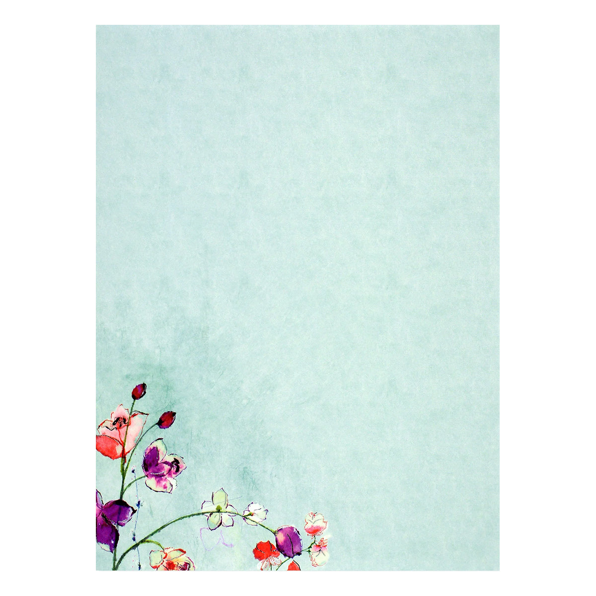 Fuchsia Blooms Stationery Set