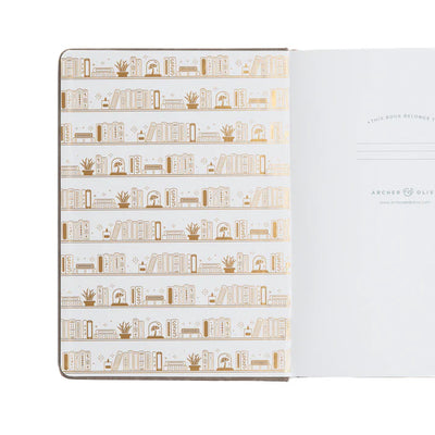 Archer & Olive Bookshelf Notebook, Pocket Size - Dot Grid