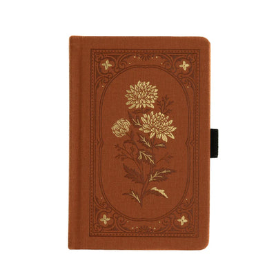 Archer & Olive Chrysanthemum Notebook, Pocket Size - Dot Grid
