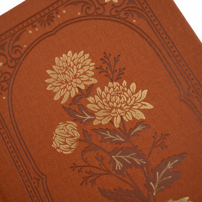 Archer & Olive Chrysanthemum Notebook, Pocket Size - Dot Grid