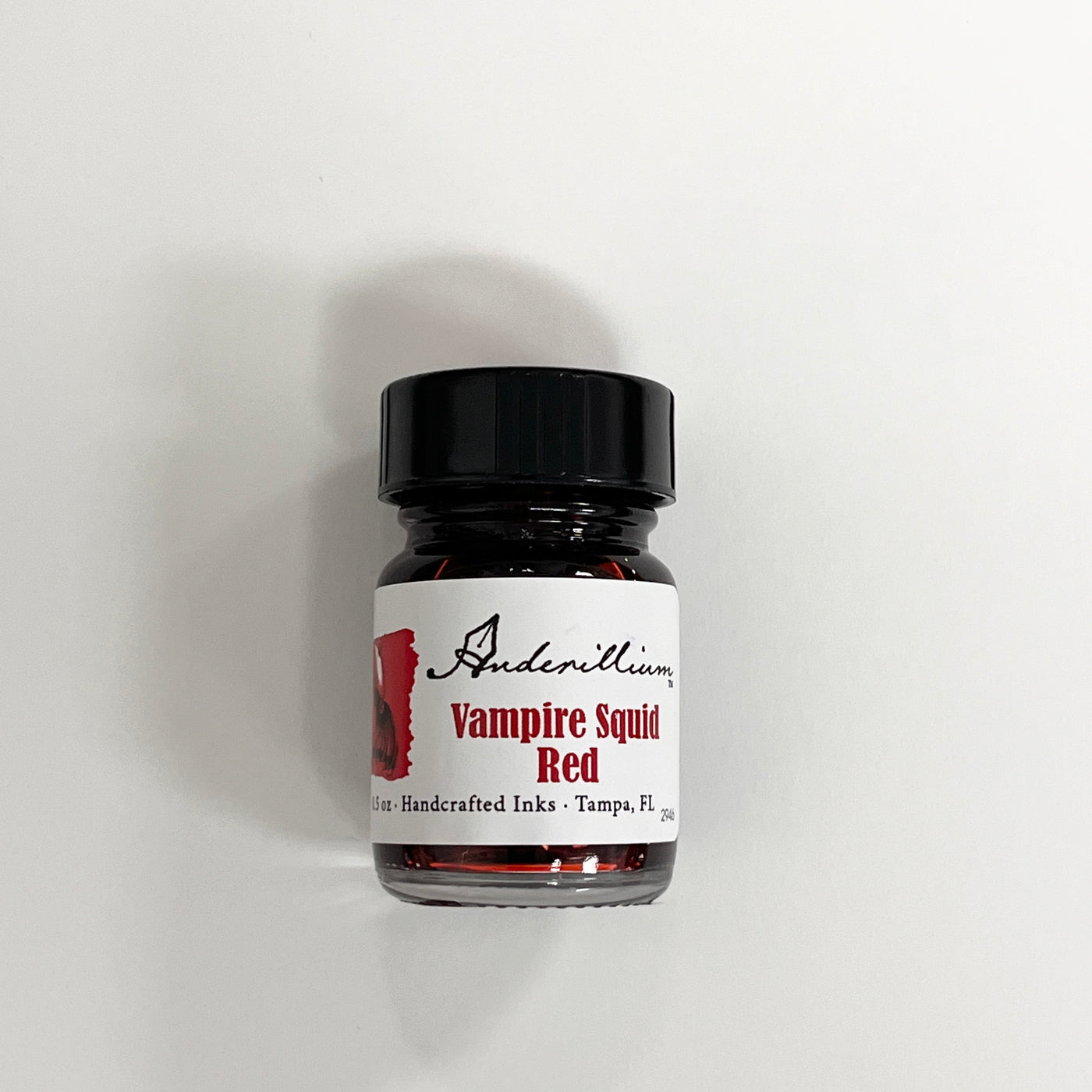 Anderillium Fountain Pen Ink, Vampire Squid Red