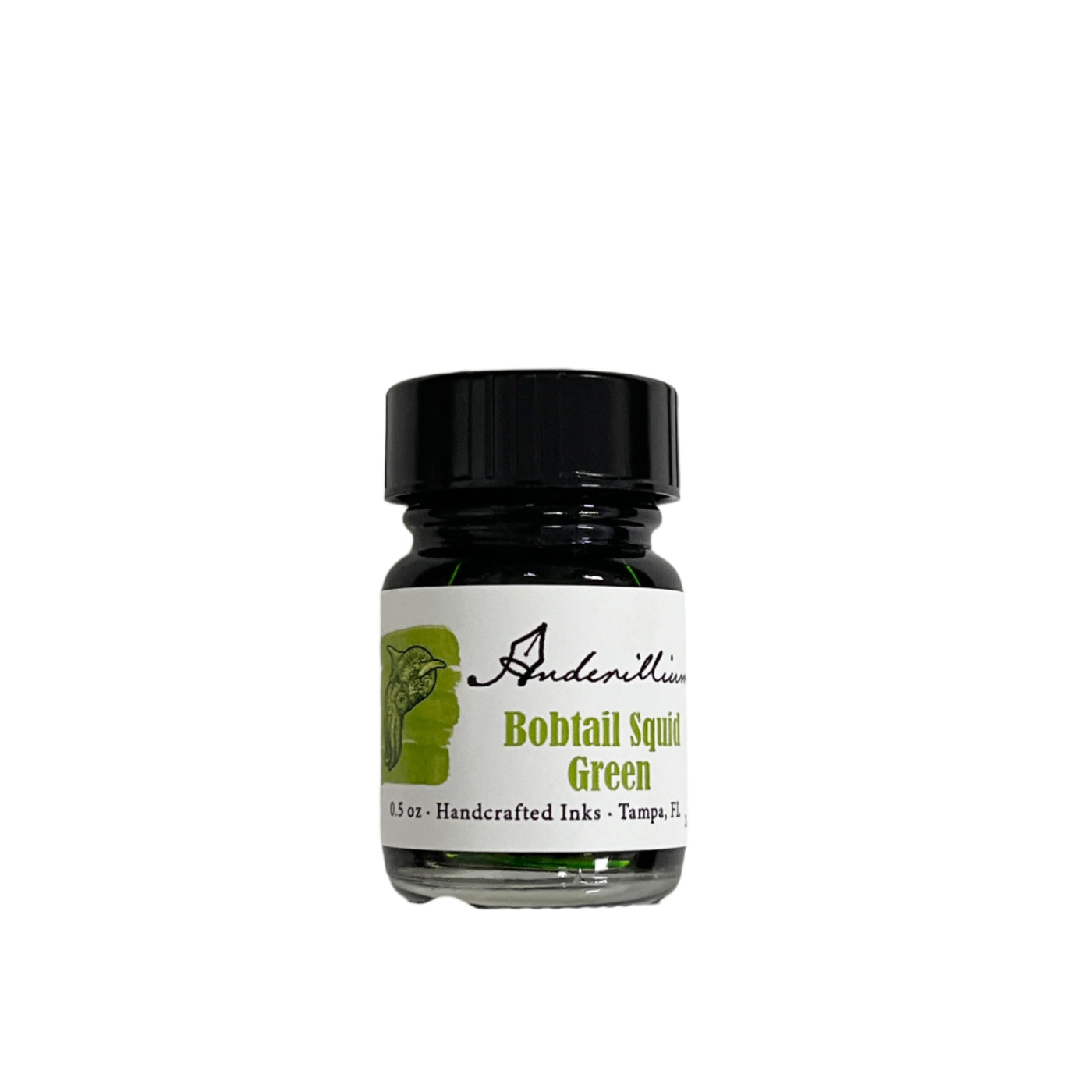 Encre pour stylo plume Anderillium, 42,5 g – Vert calmar Bobtail