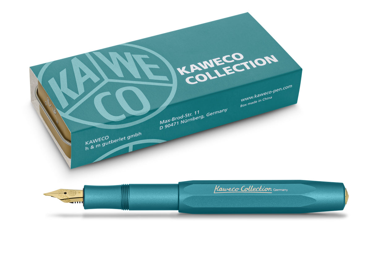 Kaweco Collection AL Sport Fountain Pen, Iguana Blue