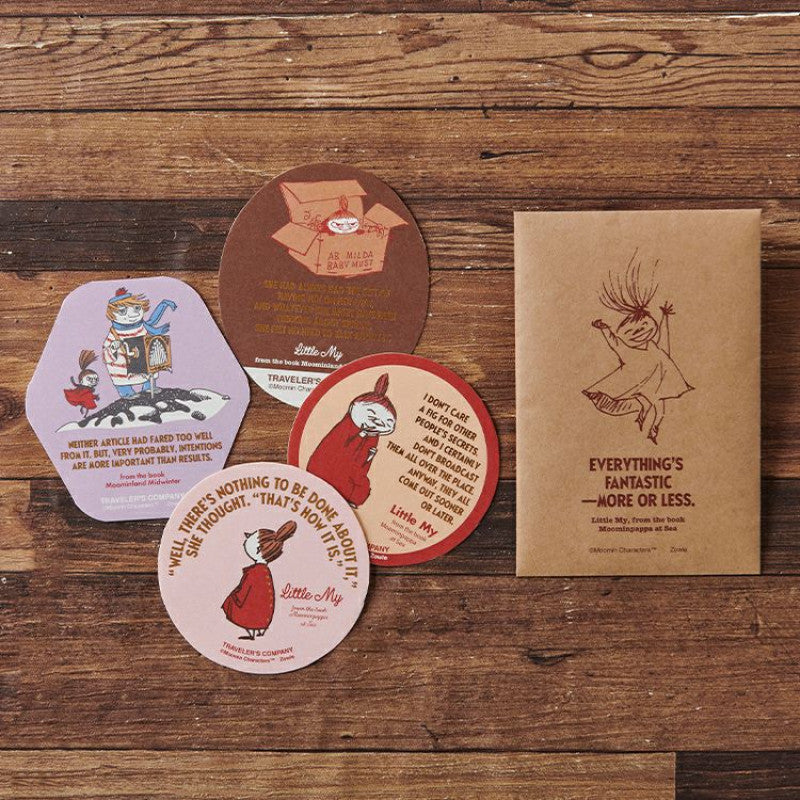 Traveler's Company Passport Notebook Boxed Set, Moomin - Brown