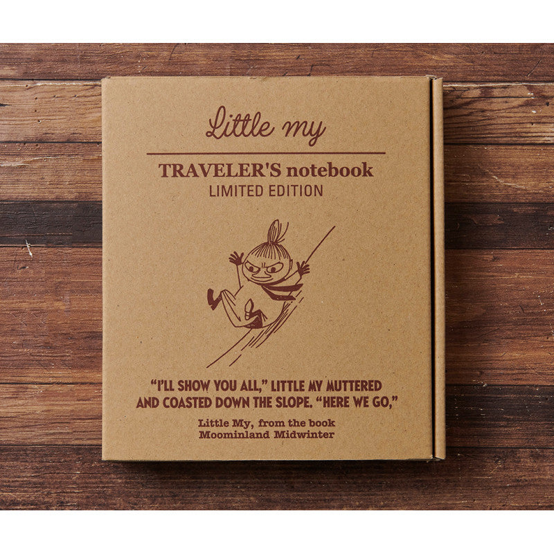 Traveler's Company Passport Notebook Boxed Set, Moomin - Brown