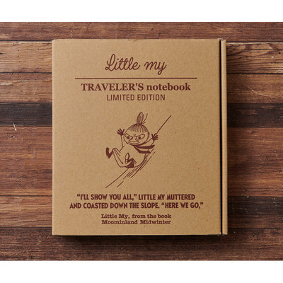 Traveler's Company Passport Notebook Boxed Set, Moomin - Brown