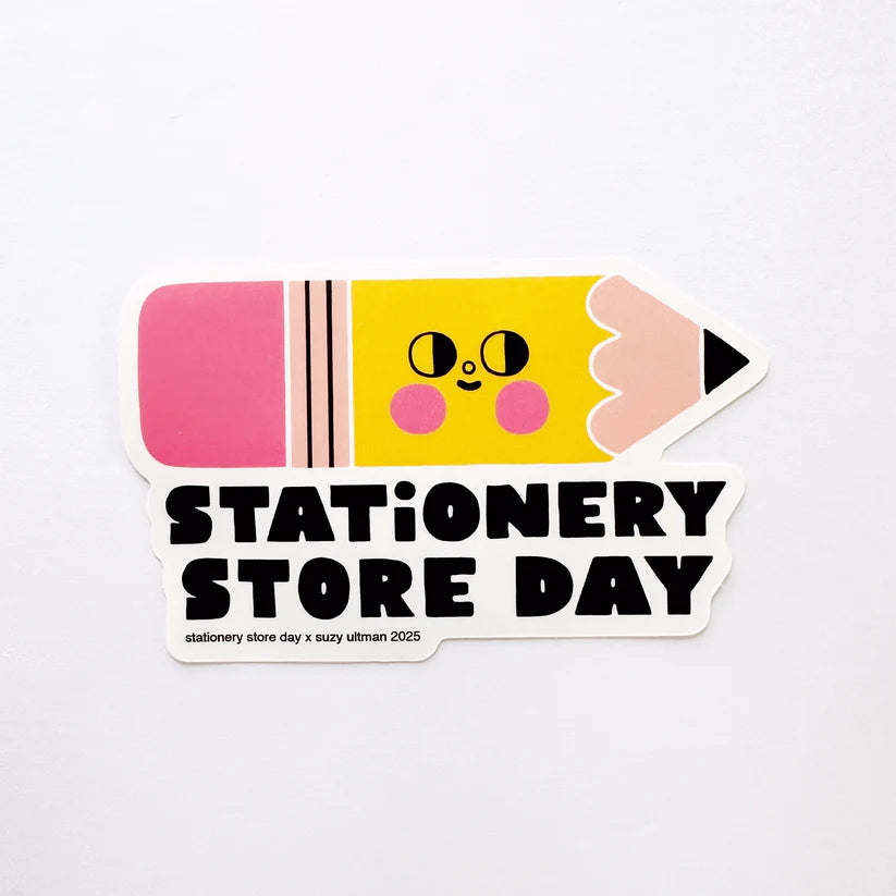 Stationery Store Day Pencil Pal Vinyl Sticker