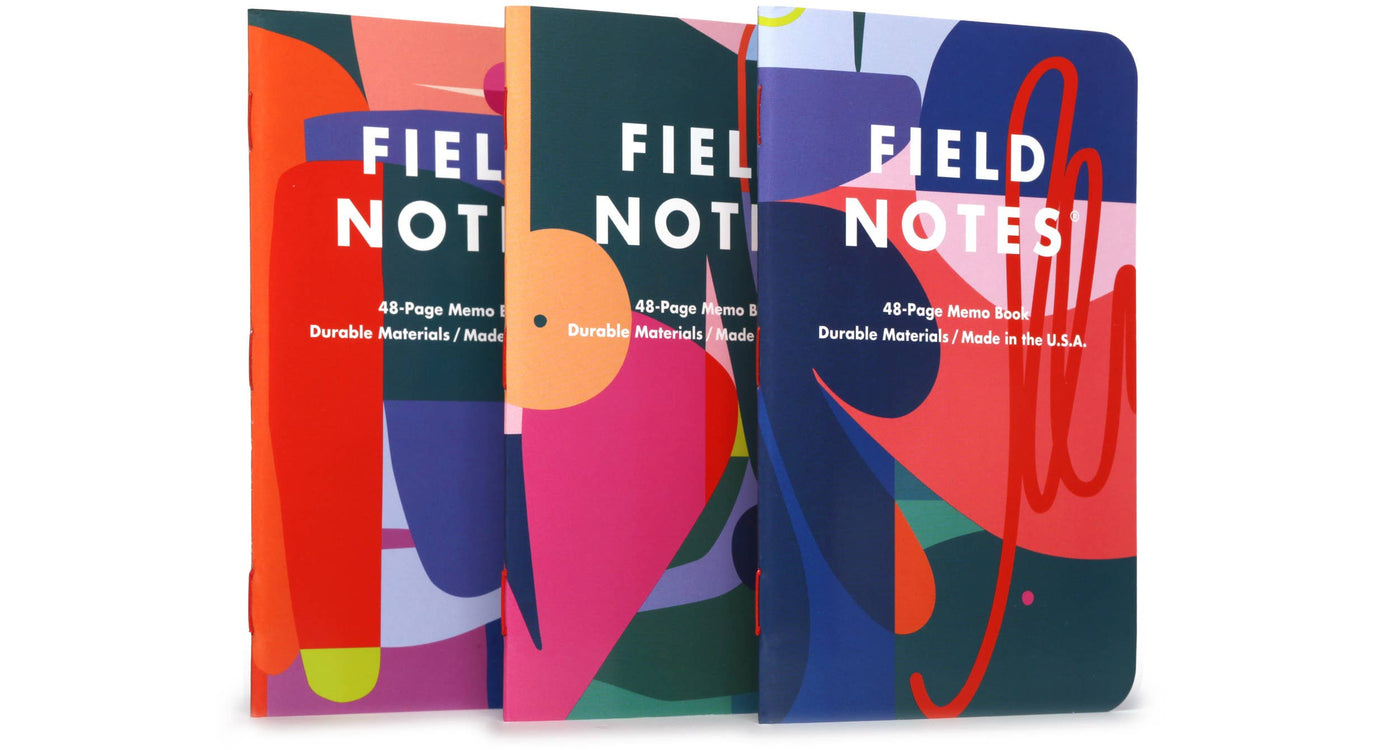 Field Notes Flora Memo Books, 3 Pack