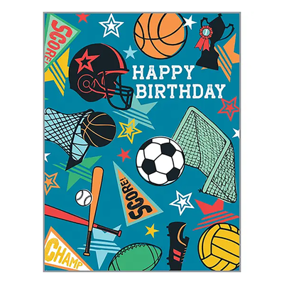 Kids Sports Birthday Card