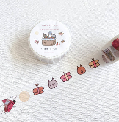 Kuboandlucy x Dana Ate Oatmeal Four Seasons Washi Tape - Summer