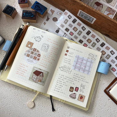 Dana Ate Oatmeal! Tea In The Sky Sticker Sheet