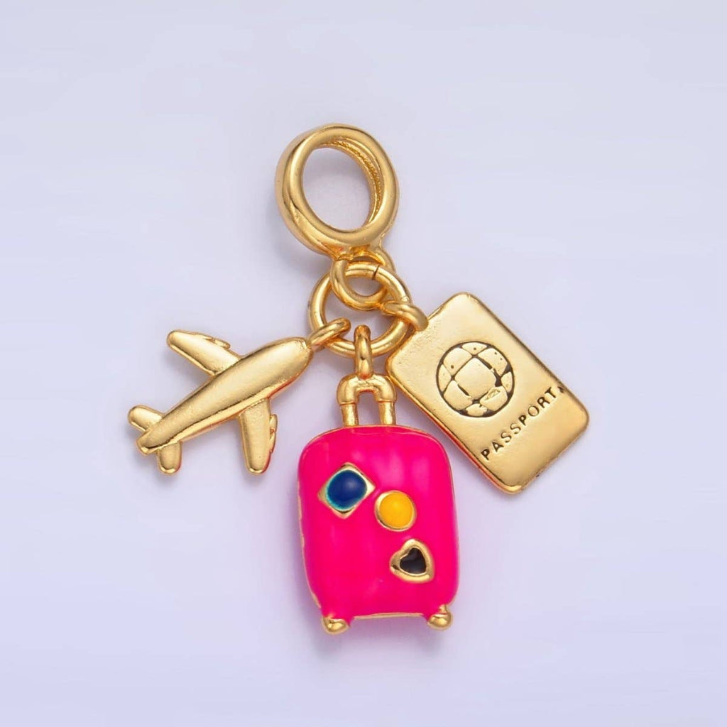 Passport Travel Pendant Charm