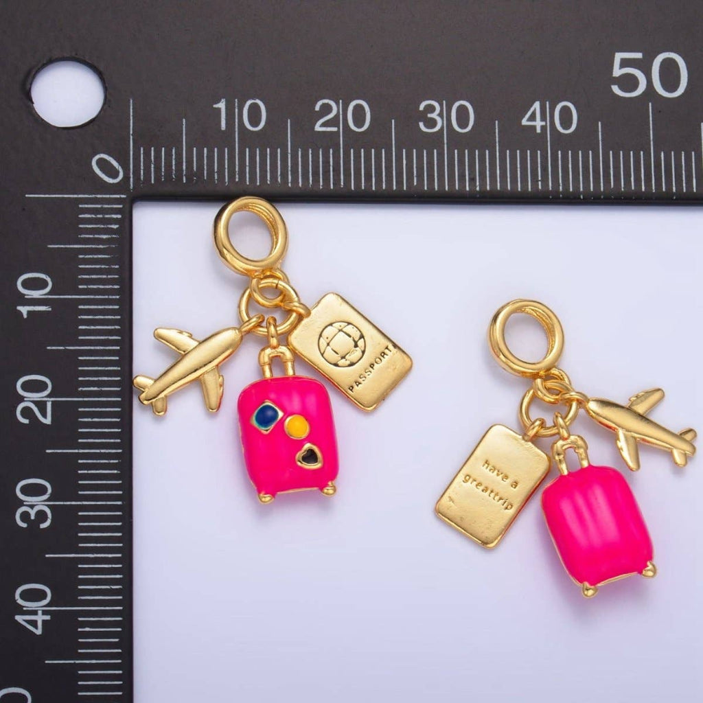 Passport Travel Pendant Charm