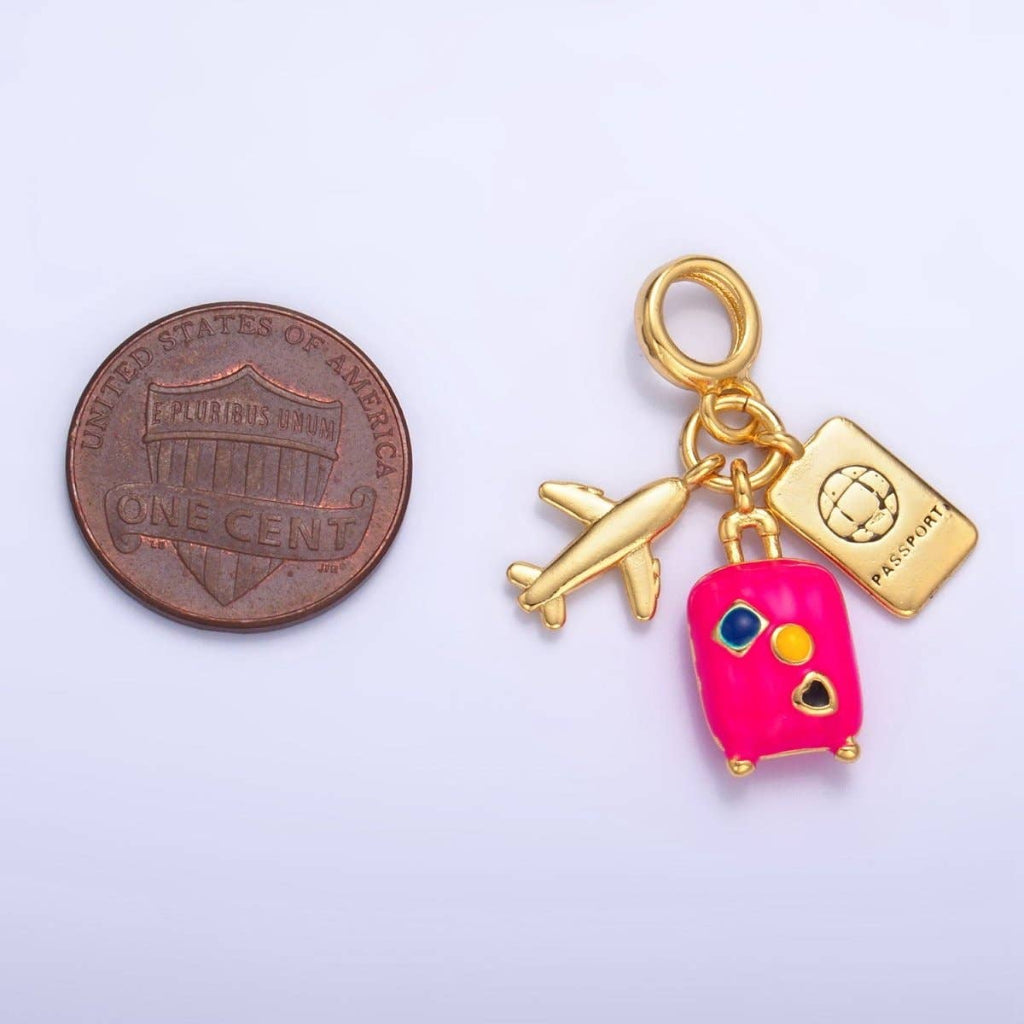 Passport Travel Pendant Charm