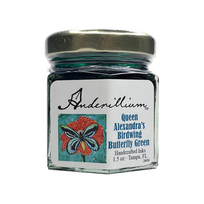 Encre pour stylo plume Anderillium, 42 g – Papillon vert Queen Alexandra