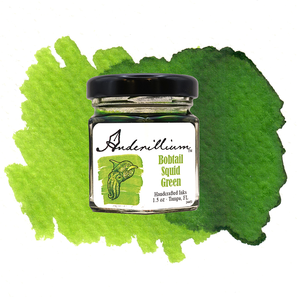 Anderillium Bobtail Squid Green, encre en bouteille de 1,5 oz