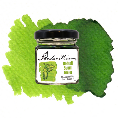 Anderillium Bobtail Squid Green, 1.5 oz Bottled Ink