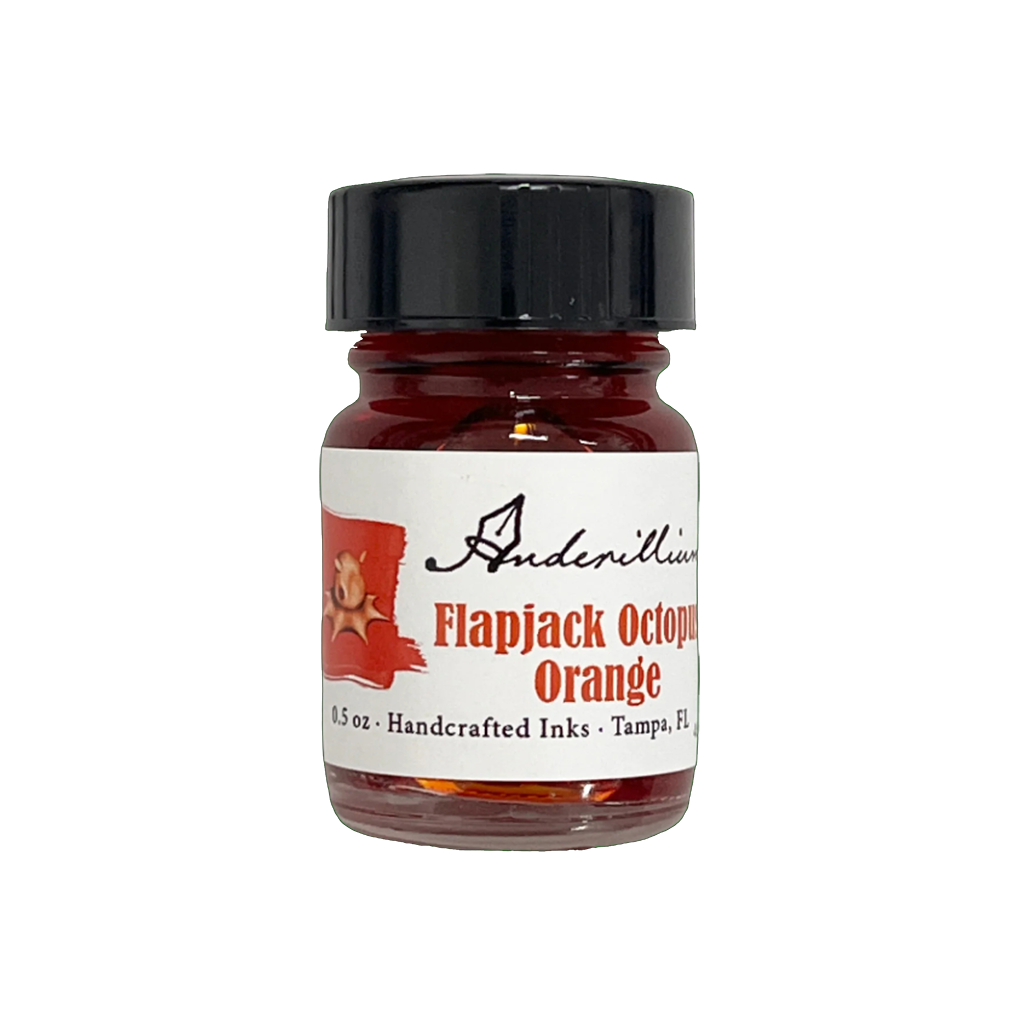 Anderillium Fountain Pen Ink, Flapjack Octopus Orange