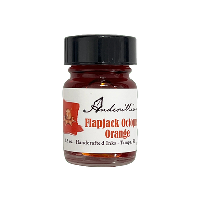 Anderillium Fountain Pen Ink, Flapjack Octopus Orange