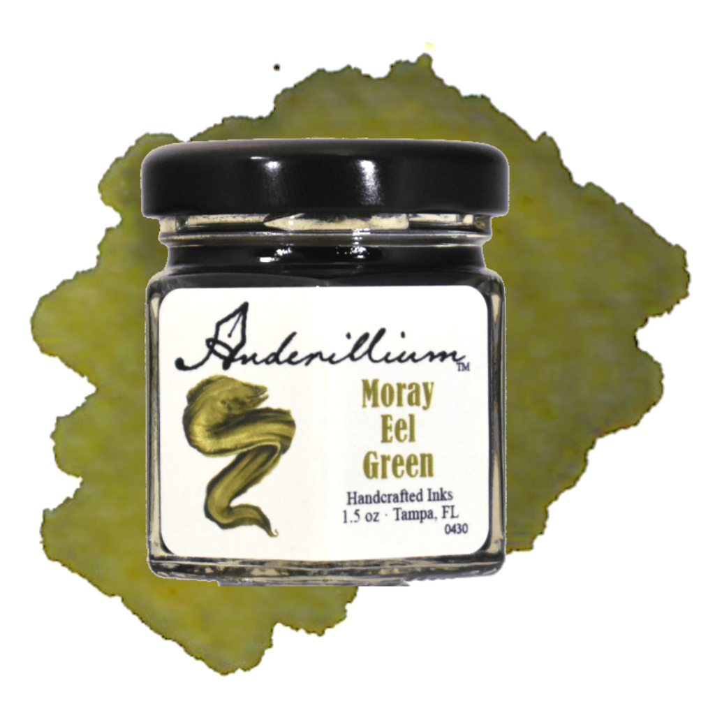 Anderillium Fountain Pen Ink, Moray Eel Green
