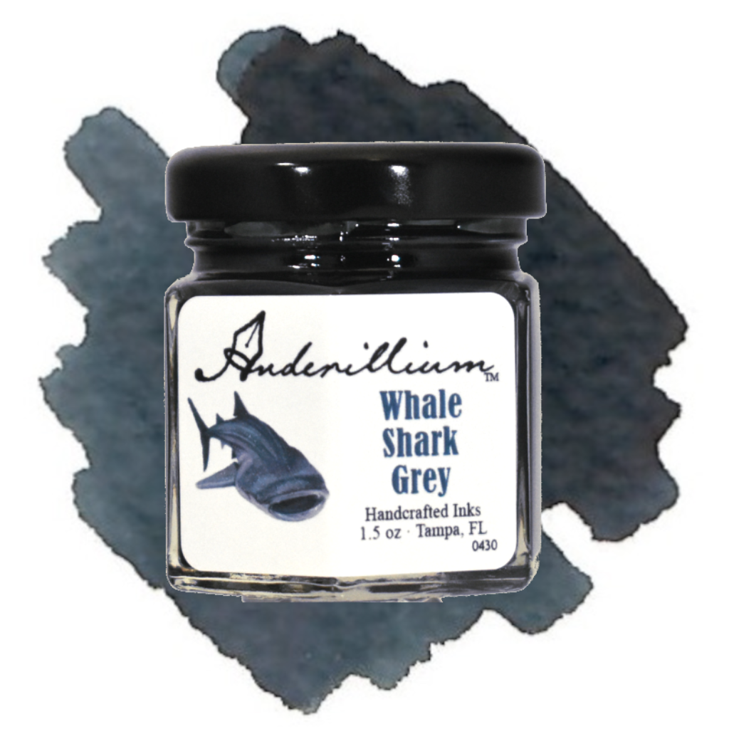Anderillium Fountain Pen Ink, Whale Shark Grey