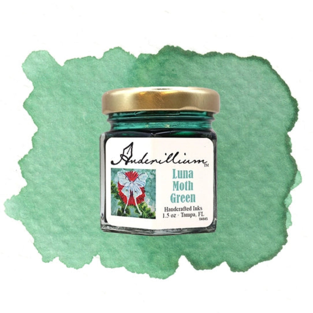 Anderillium Fountain Pen Ink, Luna Moth Green