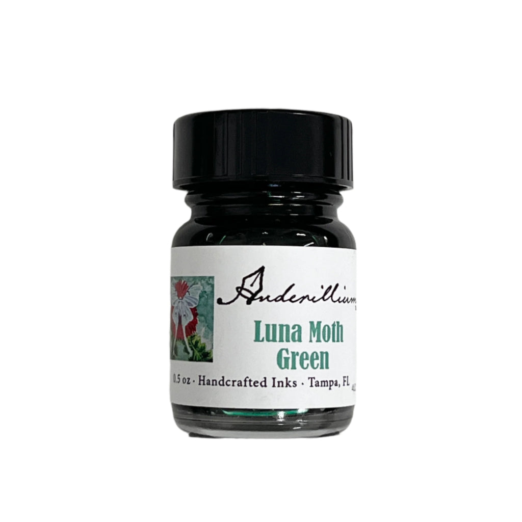 Anderillium Fountain Pen Ink, Luna Moth Green