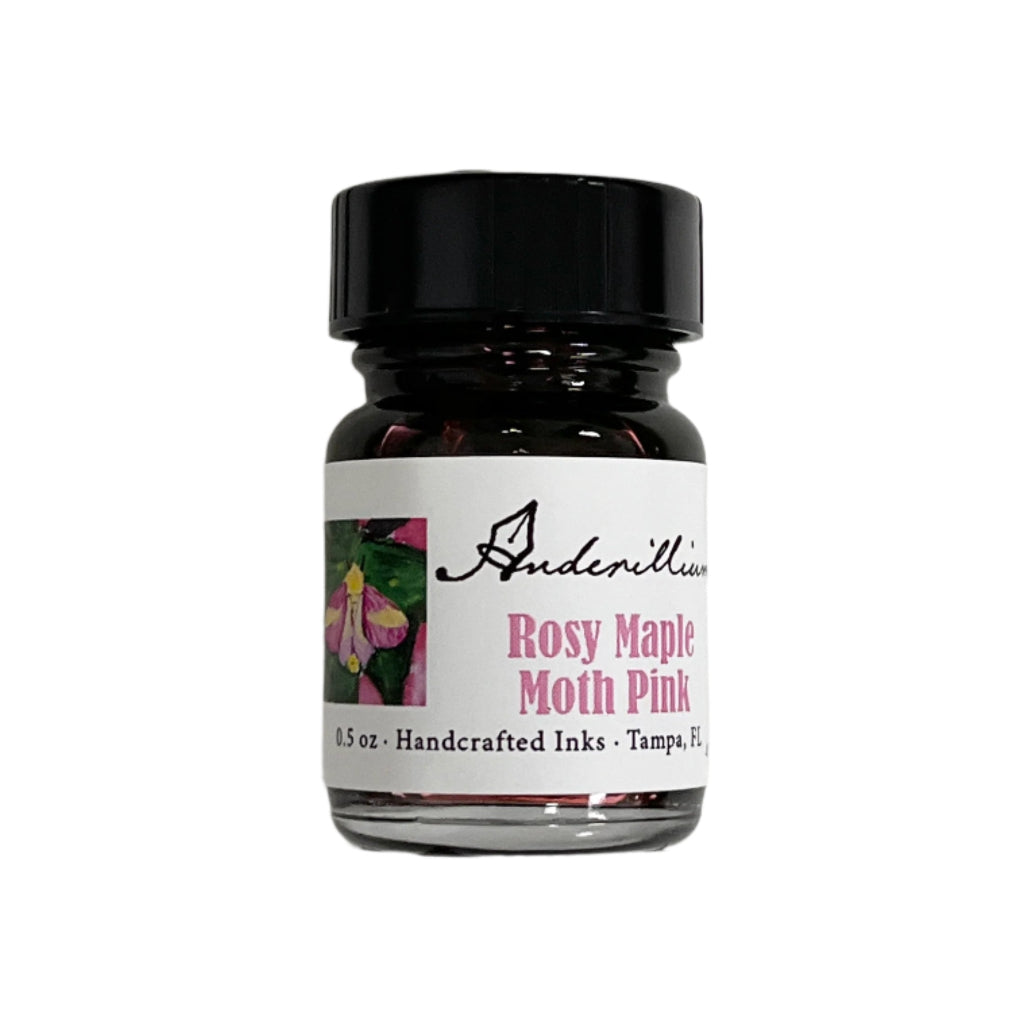 Encre pour stylo plume Anderillium, 42,5 g – Rose papillon érable rosé