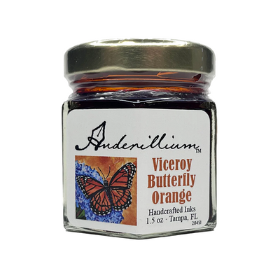 Anderillium Fountain Pen Ink, Viceroy Butterfly Orange